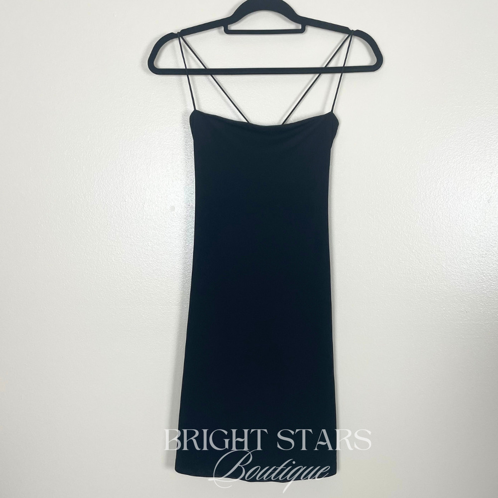 Rare Vintage Black Dress Alt ASO Rachel Green Friends Womens Mini Event Party - Picture 3 of 6